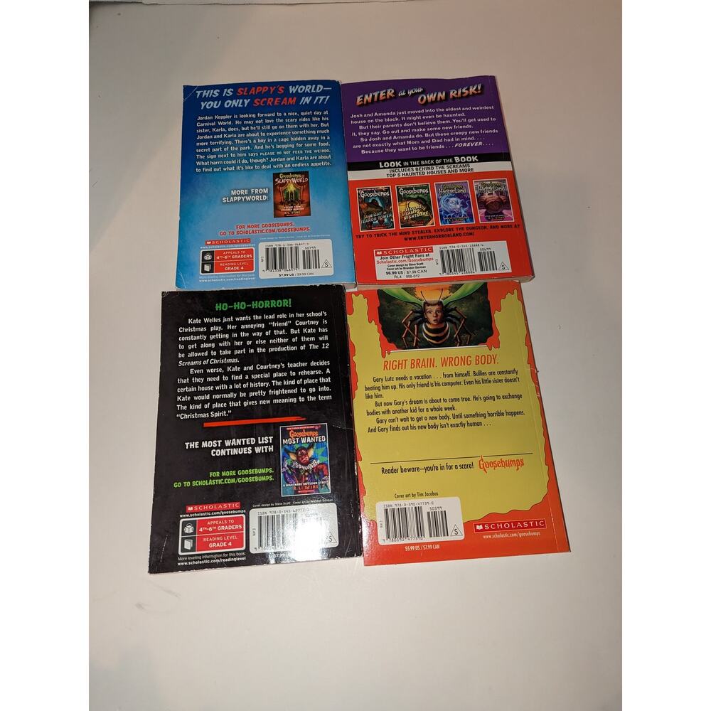 8 Goosebumps Books Mint R.L. Stine Scholastic 2014-2018 Chapter Books - Picture 5 of 7